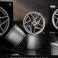 Nifeliz Tornado Wheel Hubs, Set Of 4 Painted Wheel Hubs, Stylish Wheel Hub For 1:8 Scale Car Building Kits