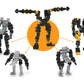 Mybuild Bricks Creative Building Blocks Pack F503 - Mecha Frame Toy Building Blocks Socket And Clip Pivot Joints 20 Pieces