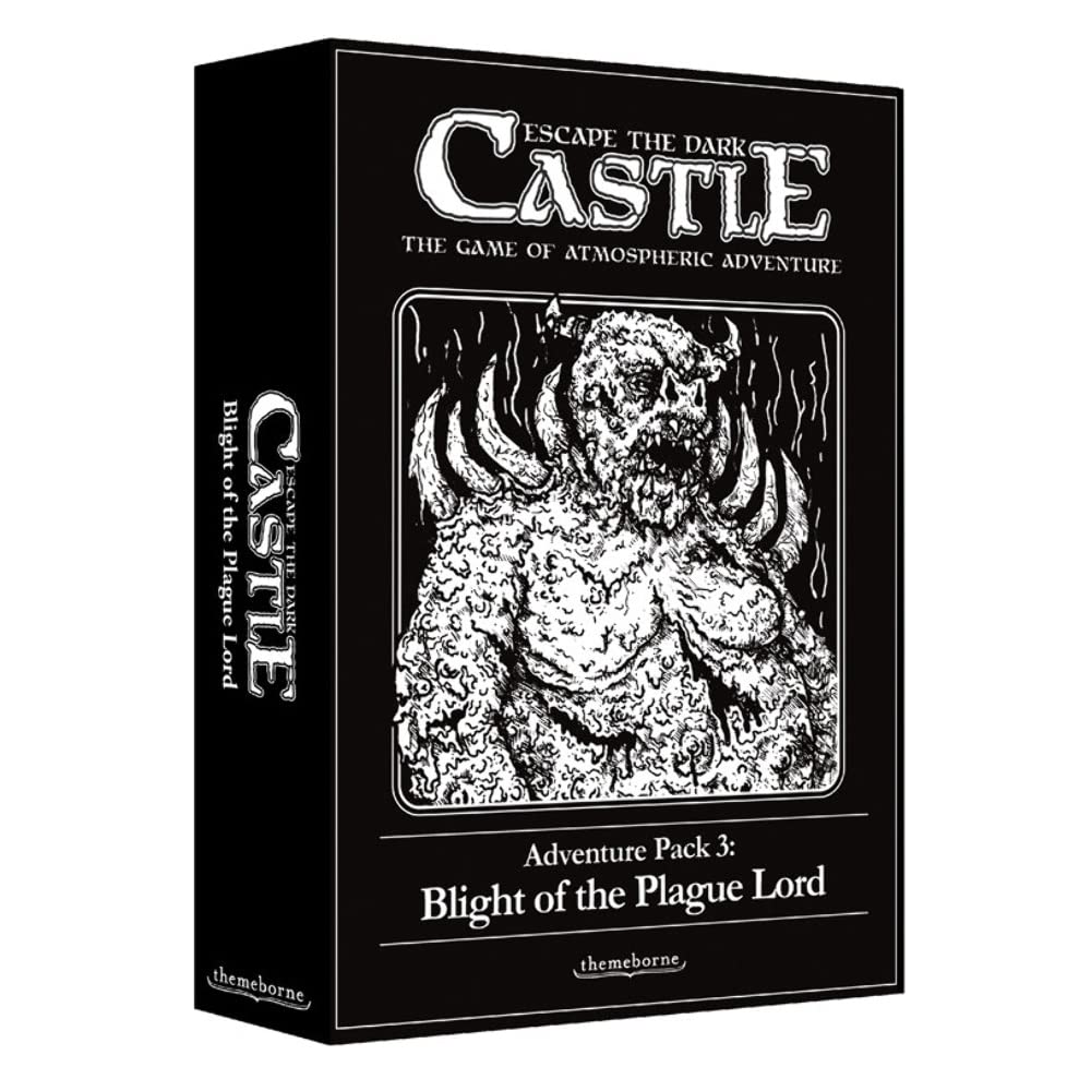 Themeborne Escape the Dark Castle Board Game: Blight of the Plague Lord Adventure Pack 3, Cooperative Strategy for 1-4 Players, Ages 14+, Cardboard