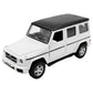 Car Toys for 3 4 5 Year Old Girls Gifts,1/36 Scale G63 Diecast Metal Model Car,Pull Back Cars Toys for Toddler Kids Age 3-6(Whit