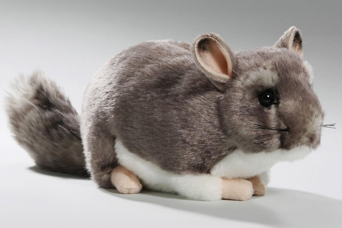 Chinchilla 8.5 Inches, 12 Inches With Tail, 23Cm, Plush Toy, Soft Toy, Stuffed Animal 3040