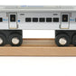 MUNI PALS Munipals Long Island Rail Road Wooden Railway M7 2-car Set-Child Safe and Tested Wood Toy Train