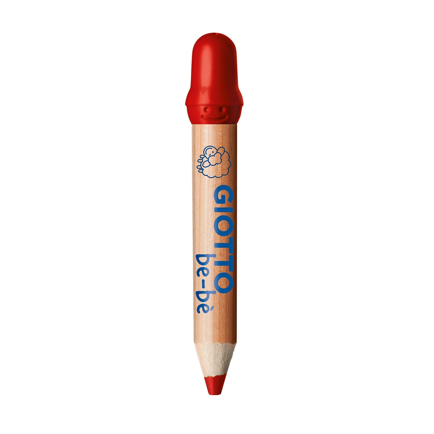 GIOTTO be-b Large Colouring Pencils Set, 10 Assorted Colours, Super Washable, Suitable for Ages 2+, Ideal for Children