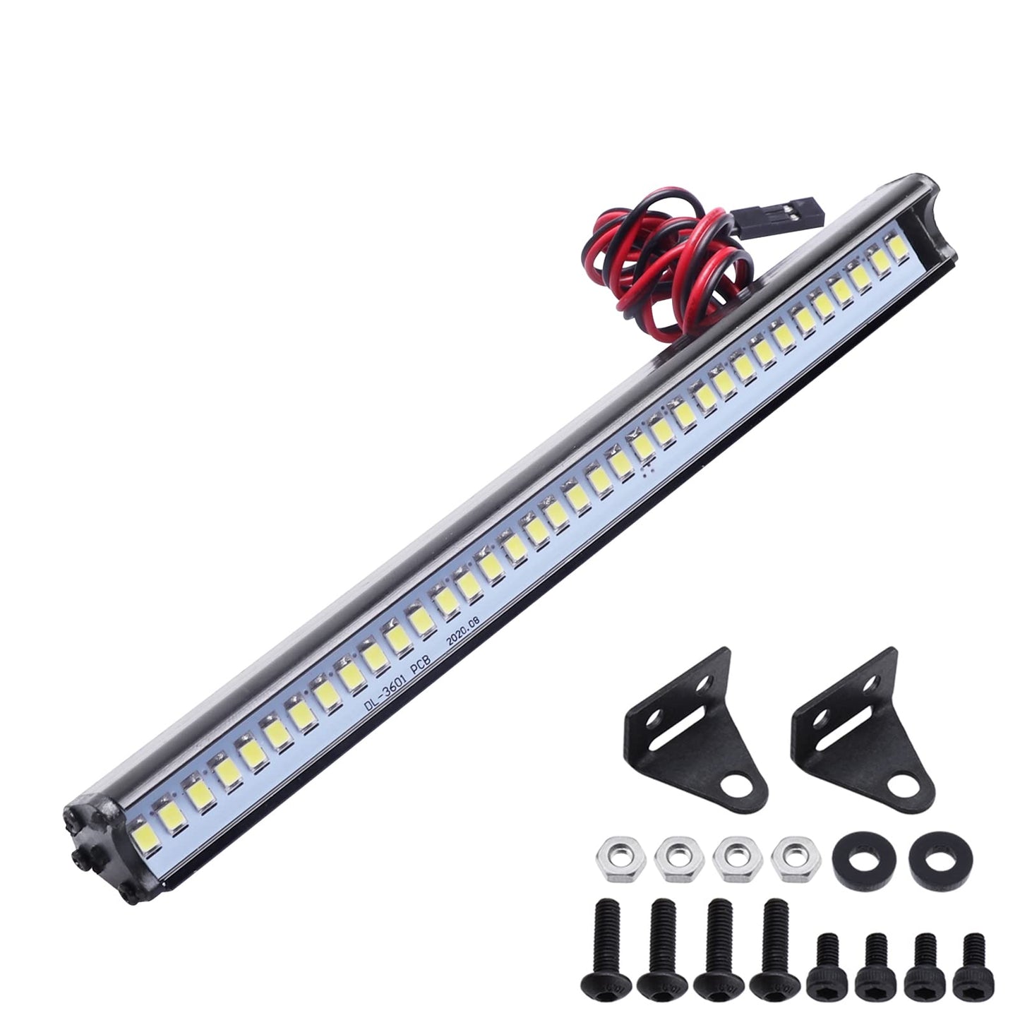 CrazyHobby Super Bright RC LED Light Bar RC Roof LED Lamp Kit for 1/10 Traxxas TRX4 Slash 2WD 4X4 Axial SCX10 & SCX10 II Arrma R