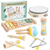 Toddler Musical Instruments Set - Wooden Musical Toys For Toddlers 1-3 Years Old, Percussion Montessori Toys For 1 2 3 Year Old,