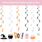 20Pcs Halloween Party Hanging Swirl,Cute Pink Ghost Sugar Bat Boo Ceiling Hanging Streamers for Halloween Baby Shower,Kids Hallo