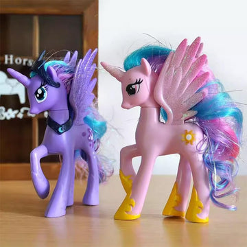 Little Horse Princess Luna Toy Friendship Movie Feature Character 14Cm Doll Action Figure Model Toy For Girls