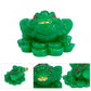 Feng Shui Money Frog, Lucky Money Toad Decorations,Ideal For Attracting Wealth (Green1)