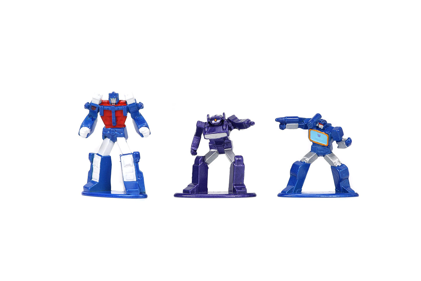 Jada Toys Transformers Nano METALFIGS 18 Pack - Multi-color Metal Collectibles, Model JNF33452