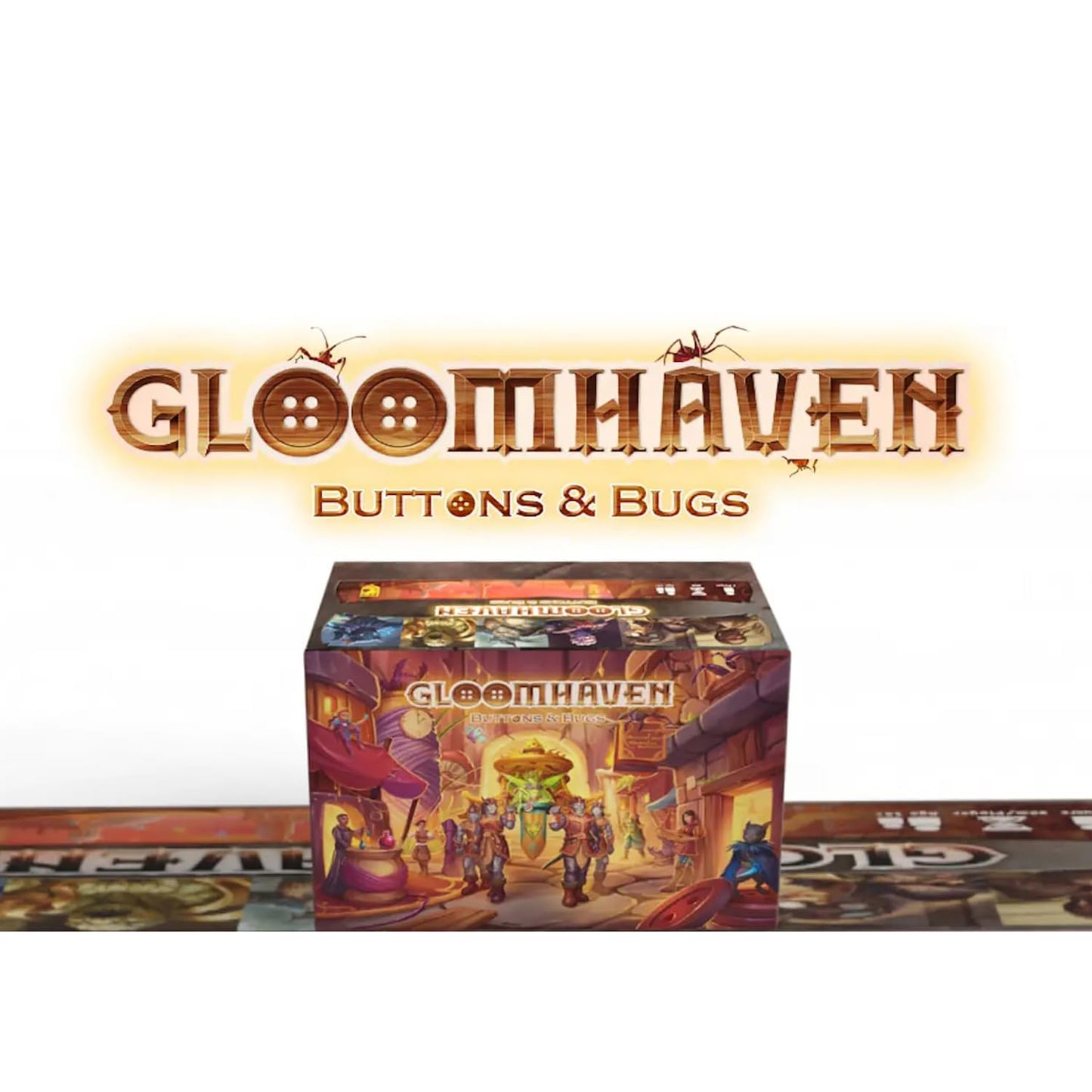 Gloomhaven Buttons & Bugs Solo Play Game, Ages 14+, Cardstock, Multicolor, Model CPH1001