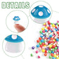 DIYDEC 100pcs Mini Resin Mushroom 8 Colors Small Mushrooms Figures Tiny Resin Mushrooms Plastic Little Miniature Mushrooms Bulk