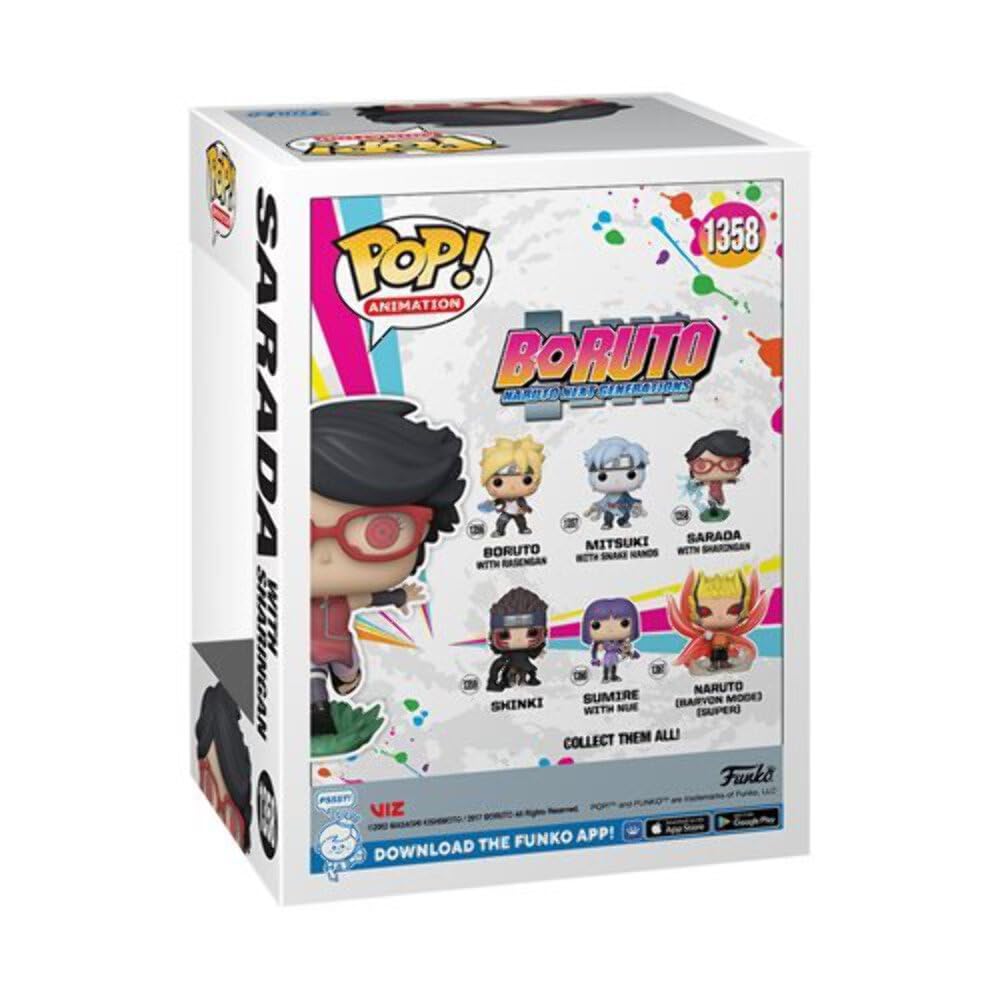 Funko Pop! Animation: Boruto - Sarada with Sharingan (Glow in The Dark limited availability)