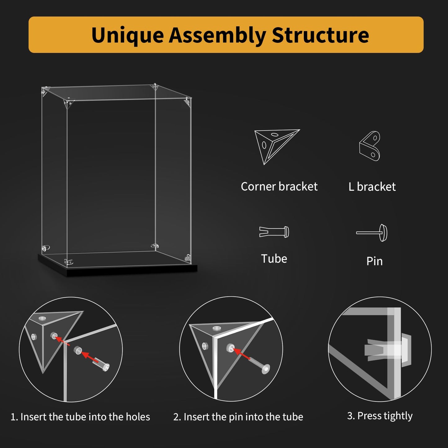 Lilikaka Acrylic Display Case For Lego 76419 Hogwarts Castle And Grounds, 14.17X11.02X9.441Inches (36X28X24Cm), Protect Your Col
