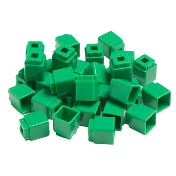 Didax Educational Resources Unifix Cubes, Green, Set Of 100