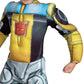 Disguise Costumes Bumblebee Rescue Bot Toddler Muscle Costume, Yellow/Silver/Blue, Large