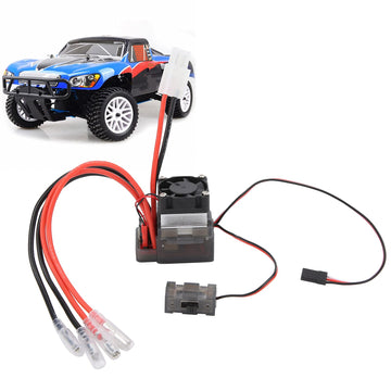 VGEBY ESC Brushed ESC 7.2-16V 320A High Voltage Two-Way Brush ESC Compatible with RC Vehicle Ship Model