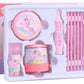 Bluebell Electric Stationery SetKawaii Stationery Set, Automatic Sharpener For Kids, Stationary Items, Pencil Eraser Set, Schoo