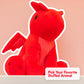 Snuggie Buggies Red Dragon Stuffed Animals Ultra Soft Plush Cute Stuffed Red Dragon Toy Stuffed Animals For Girls And Boys