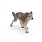 Papo Wild Animal Kingdom Grey Wolf Figurine, Hand-Painted, 6cm, Plastic, Multicolor, Model 53012, Collectible for Ages 3+