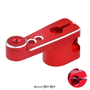 AllinRC Metal Aluminum Servo Horn for Axial SCX24 Servo AS-1 AXI31619 (Red)