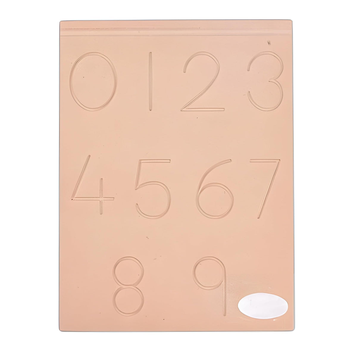 Little Genius Wooden Numbers 09 Puzzle.Early Math Learning Toy For Toddlers And Kids | Brown