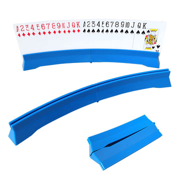 Jjhrei 2 Pack Playing Cards Holder For Bridge Canasta Card Game - Foldable Card Holders For Playing Cards - Curved Playing Card