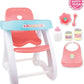 Jc Toys - For Keeps Playtime! | Baby Doll High Chair | Fits Dolls Up To 17'' | Sturdy High Chair And Play Accessories | Ages 2+,