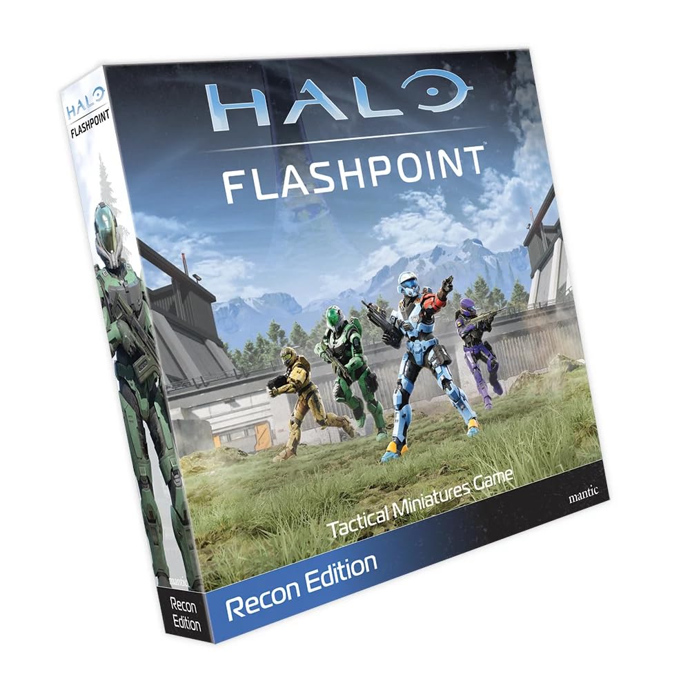 Mantic Halo: Flashpoint Recon Edition Miniatures Game - Tactical Skirmish for 2 Players, Ages 13+, Multicolor, Model MAGMGHA101