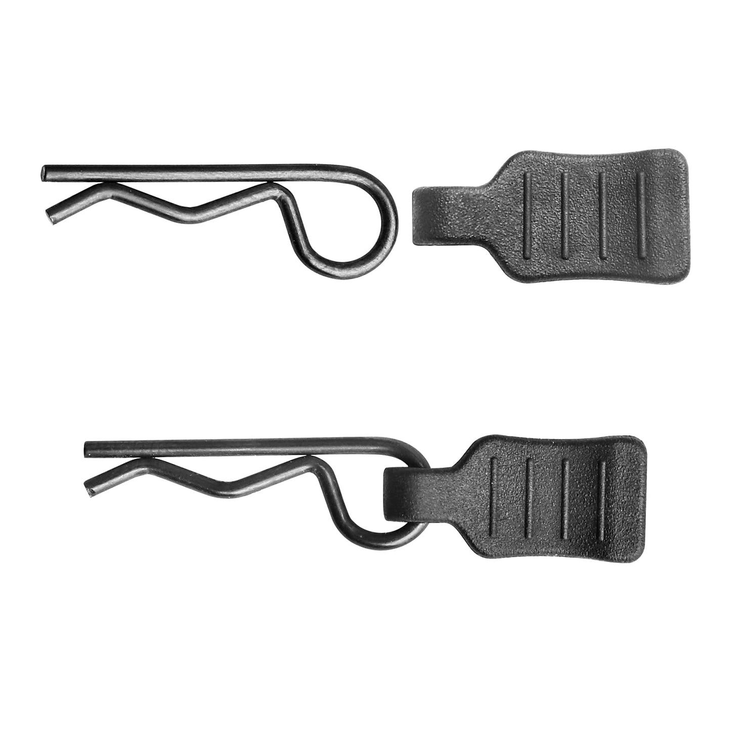 AllinRC 50PCS RC Clips RC Body Clips with Pull Tabs for All 1/16 1/18 Traxxas Axial Redcat Tamiya Team Associated RC Car Shell (