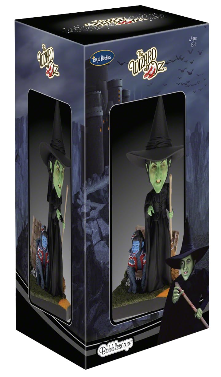 Royal Bobbles Wicked Witch Bobblehead Statue - 8" Polyresin Collectible