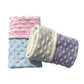 Pink & Lavender Minky Dot Reversible 17' Square Baby Doll Blankets, 2 Pack Set | Baby Doll Blankets, Doll Bedding For 18 Inch Dolls, Doll Blanket