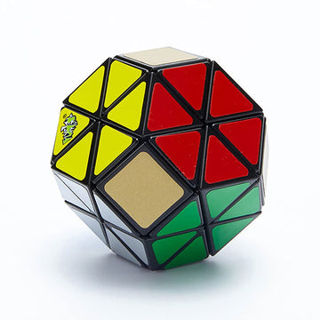 Yealvin Hydrangea Magic Cube Black 8-Axis Octahedron Cube Creative Puzzle Cube Brain Teasers Puzzle Toys