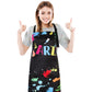 Xlsxexcl Painting Artist Apron With Pockets, Waterproof Aprons For Adults