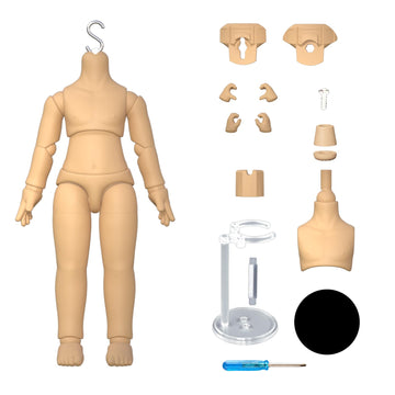 YMY New OB11 Normal Size GSC 1/12 BJD Doll Body - Joint Movable Doll Model Action Figure(Light Tan-4.2 in)