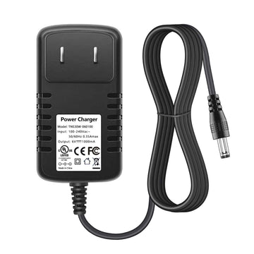 HZPOWEN 6V Kids Ride On Car Charger - Black, Compatible with Kid Trax Toddler Quad & Huffy Battery-Powered Toys