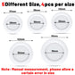 Boao 20 Pieces Piggy Bank Stopper Replacement Piggy Bank Plugs Bulk Rubber Saving Box Stopper(5 Sizes,White)