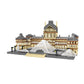 dOvOb Architecture Louvre Micro Building Blocks Set(2885PCS) - World Famous Architectural Model Toys Gifts for Kid and mature-themed