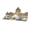dOvOb Architecture Louvre Micro Building Blocks Set(2885PCS) - World Famous Architectural Model Toys Gifts for Kid and mature-themed