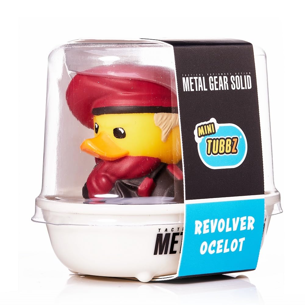 Tubbz Mini: Metal Gear Solid - Revolver Ocelot Cosplaying Rubber Duck Vinyl Figure