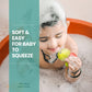 Hely Cancy Infant Bath Toys - No Hole Rubber Animal Bath Tub Toys, Small, Mix Color, Model XZ03