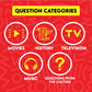 Urban Trivia Game - Black Card Game for Culture, Trivia on TV, Movies, Music & Sports - 1st Edition, Cardstock, Black/White