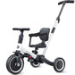newyoo Toddler Bike - 4 in 1 Tricycle for 1-3 Year Olds, White, Carbon Steel, Model TR007, with Parent Handle & Removable Pedals