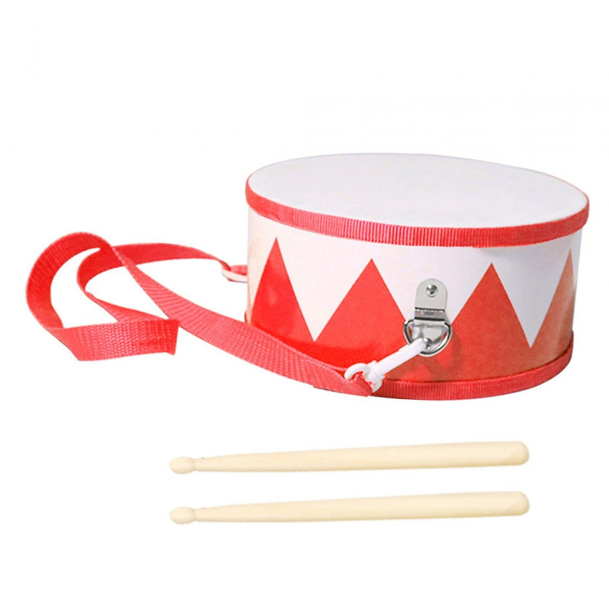 Enakshi (Label) Creations 8 Inch Kids Drum Set Percussion Instrument For Girls Boys Kids Festival Gift Redmusical Instruments & 