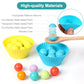 Xistest Kids Wooden Toy, Children'S Toys For 3 Years Old, Montessori Board, Fine Motor Early Education Color Recognition Chopsticks Clip Beads Hands Brain Training