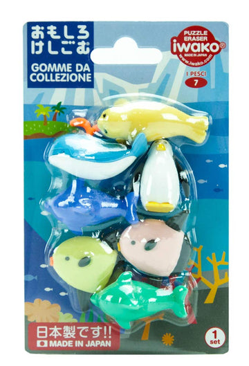 Iwako Japanese Eraser - Sea Life (38339)