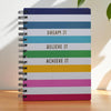 Asera Spiral Diary Notebook | 95 Ruled Pages | A5 Size (21X15 Cm) | For Kids, Students & Office | Birthday Return Gifts (Rainbow