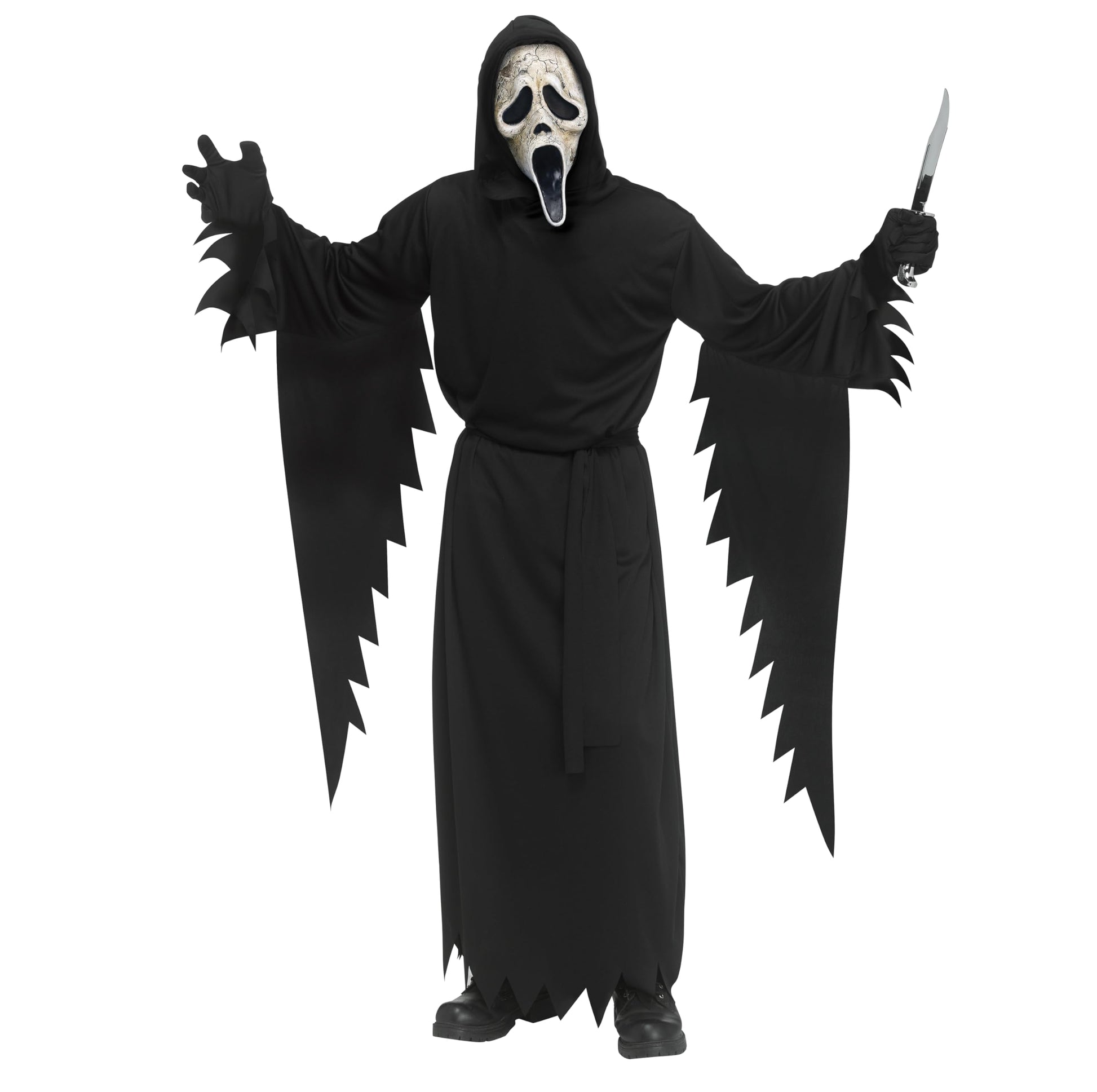 Fun World Ghost Face Aged Teen Costume, Size 14-16
