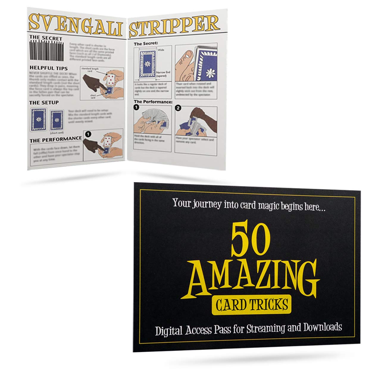 Magic Makers 50 Amazing Card Tricks Kit For All Ages With Trick Decks Included