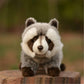 TAMMYFLYFLY 12" Raccoon Plush Stuffed Toy, Multicolor, Soft Plush Material, Model 202001025