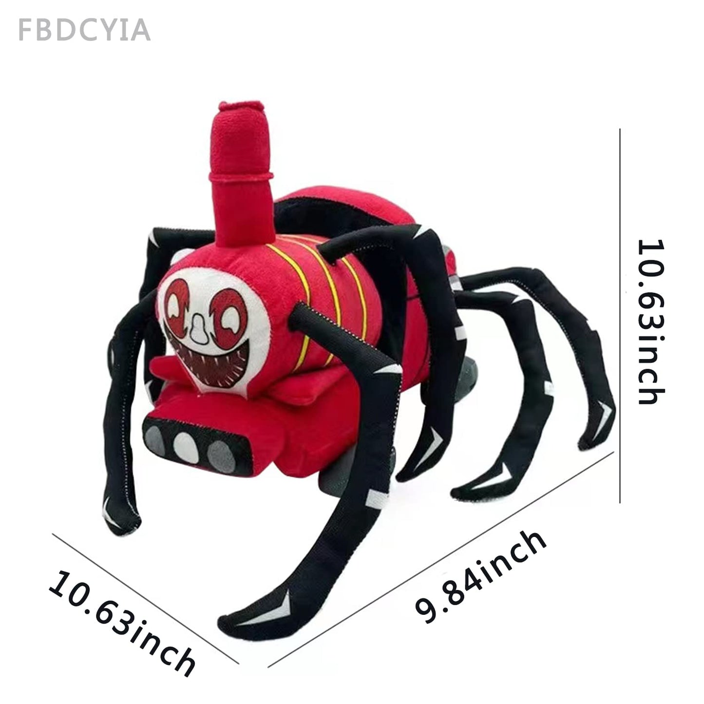 Fbdcyia Choo Choo Charles Plush Toy,10.62Inch Hell Charles Spider Train Doll,Charles Hell Form,Gift For Kids Fans,Choo Choo Train Toy Spider Stuffed Animal